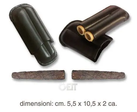 Portasigaro x2 posti shield 1pz nero geit